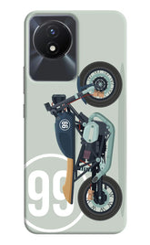 Classic Cafe Racer 99 Vivo Y02/Y02T Back Cover